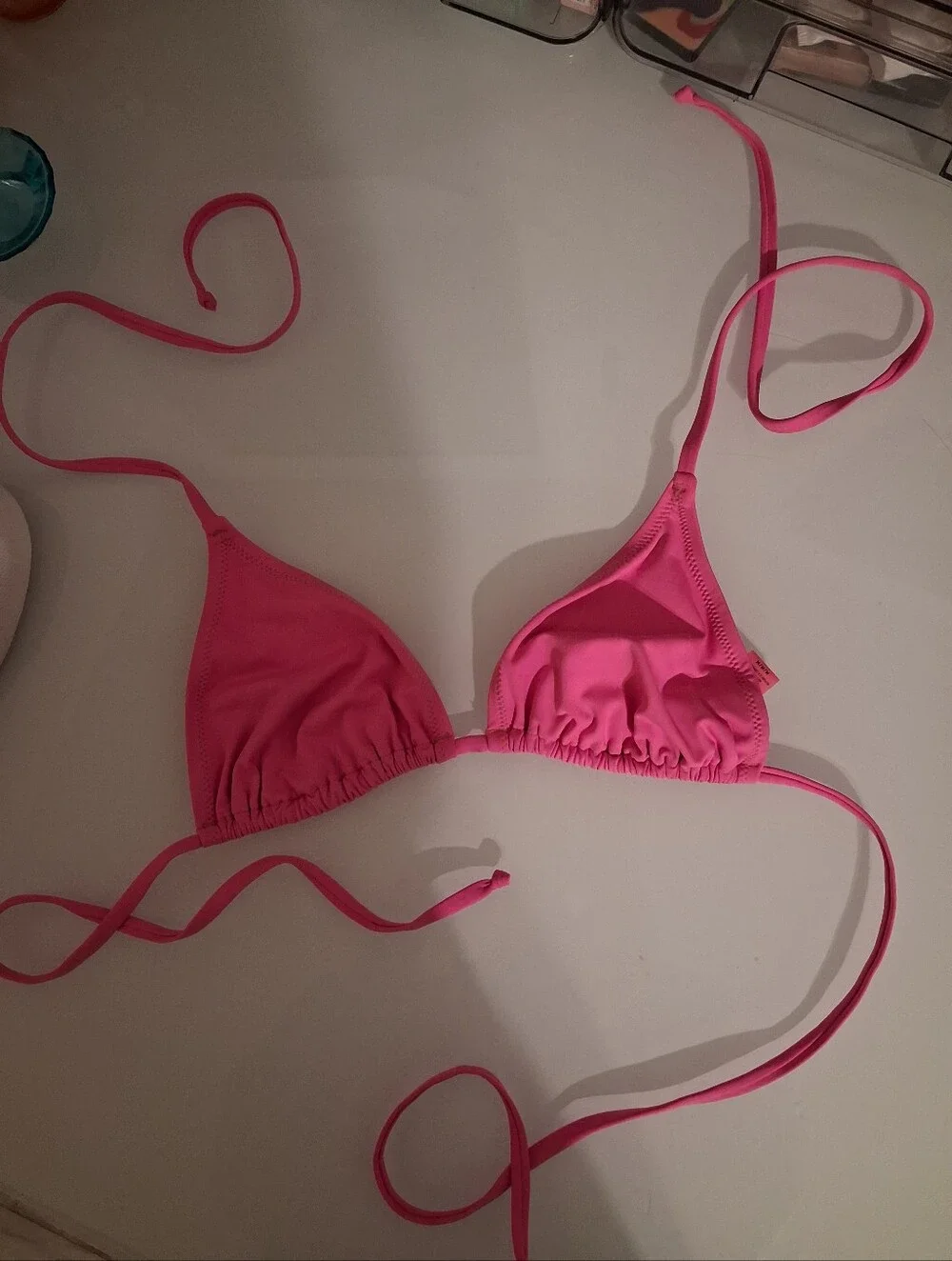 SKIMS TAFFY Triangle Bikini Top M